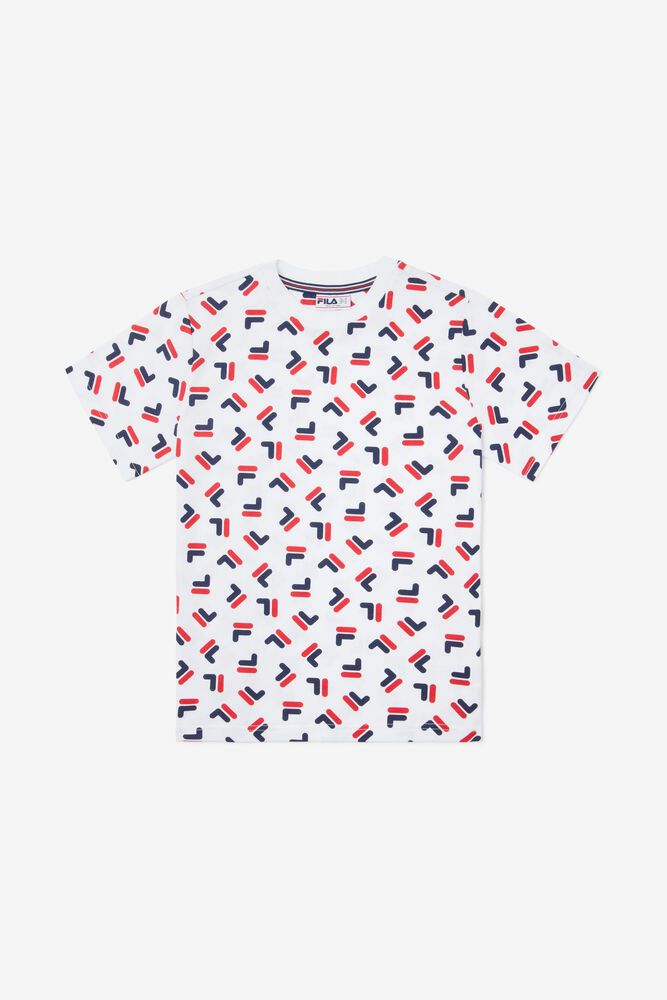 Fila T-Shirt Børn Hvide Adam TZF-930865